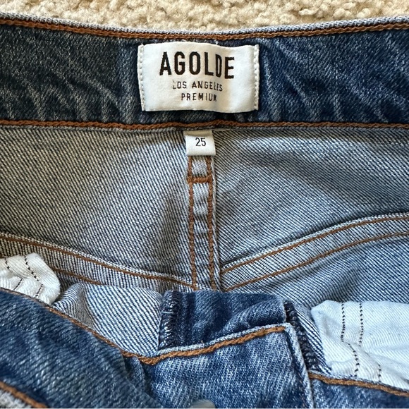 AGOLDE Pinch Waist High Rise Kick Jeans - Picture 2 of 8
